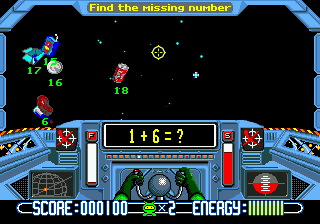 Math Blaster Episode 1 screenshot 3 for Sega Genesis